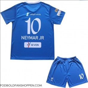 Al-Hilal Neymar Jr #10 Hjemmebanetrøje Børn 2023-24 Kortærmet (+ Korte bukser)